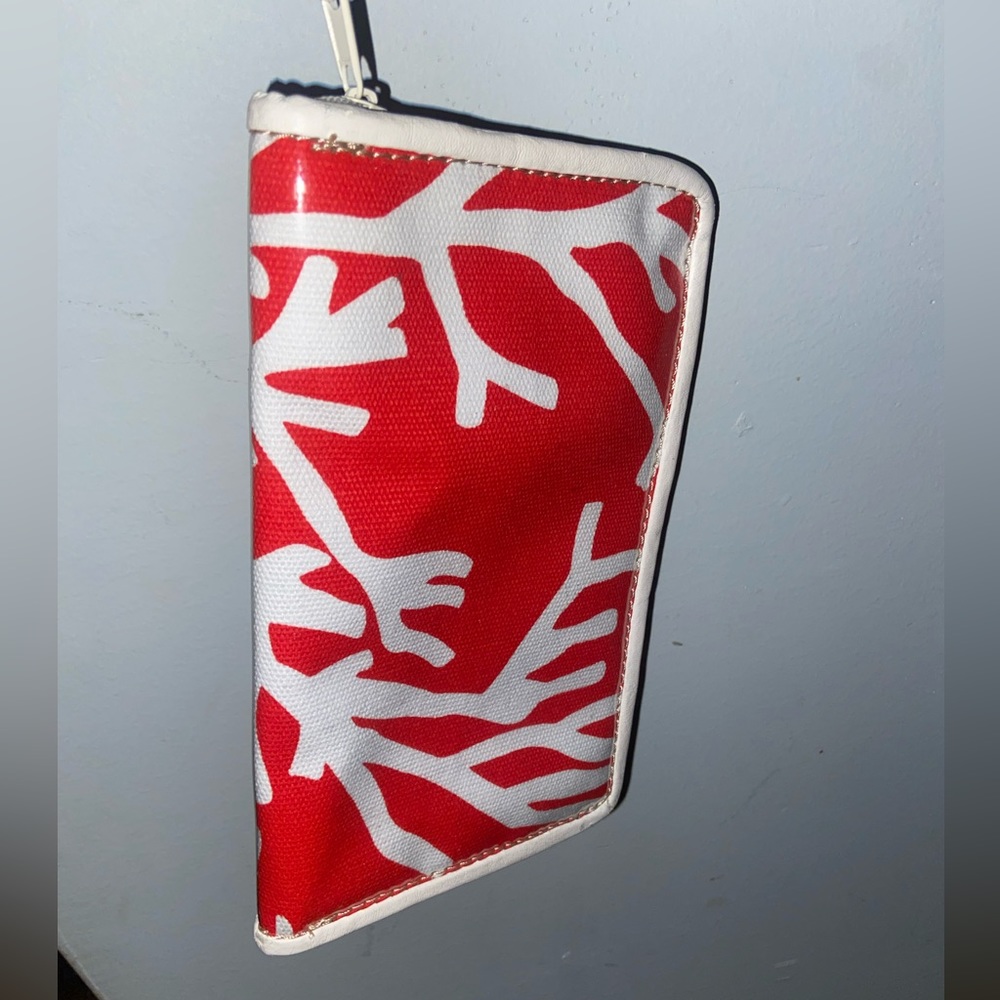 NWT 2 Pieces Coral & White Tote - Picture 2 of 10